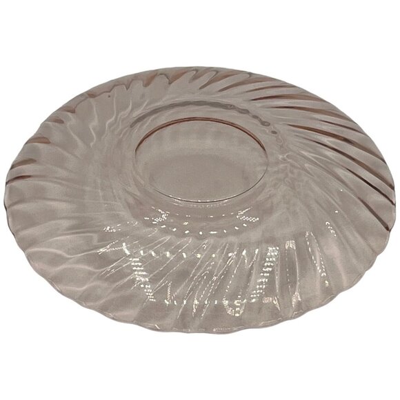 Arcoroc France Luminarc Rosaline Pink Swirl Cup & Saucer Cup 3 1/2 Saucer 5 1/2" - Picture 8 of 16